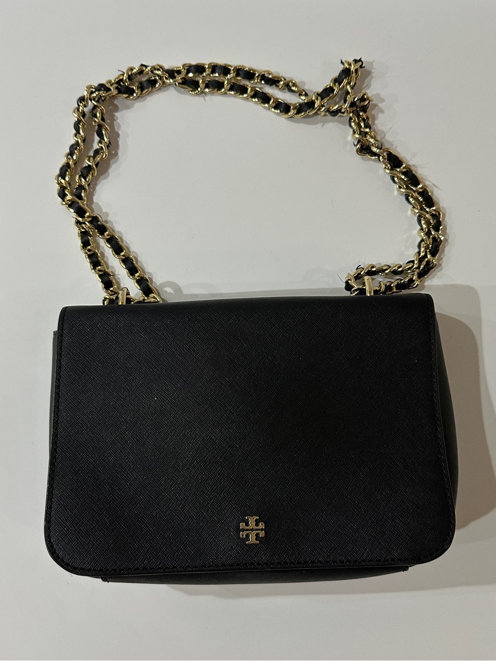 Tory Burch Black Saffiano Bag